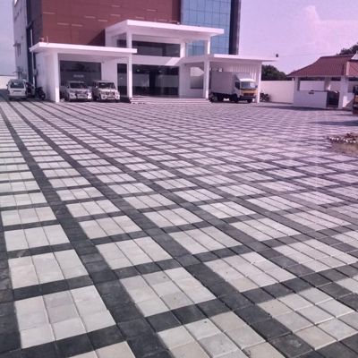 Matrix floor tiles